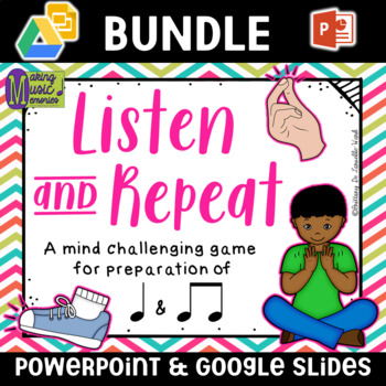 Preview of Listen and Repeat - CS Unit 1 Rote - Interactive Game (BUNDLE)