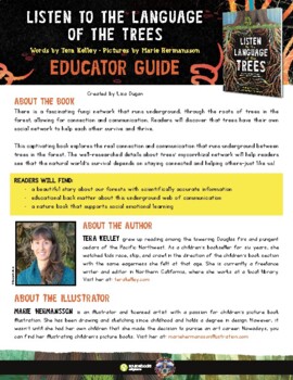 Preview of Listen to the Language of the Trees by Tera Kelley Educator Guide