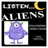 Listen...Aliens!  -- A Following Directions Activity