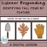 Fall Identifying Items By Feature Digital Lesson