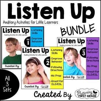 Preview of Listening Activities for Common Core~ THE BUNDLE Sets 1-3