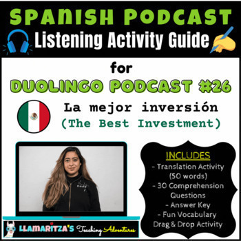 Preview of Listening Activity Guide | Duolingo Spanish Podcast #26: La mejor inversión