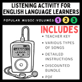 Listening Activity for English Language Learners using Pop