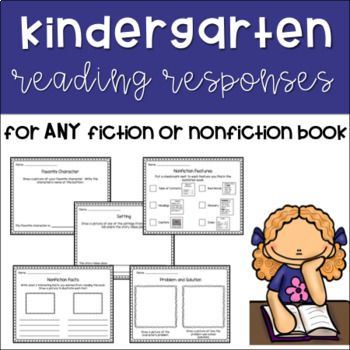 Preview of Kindergarten Reading Responses