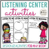 Listening Center Response Activities for ANY BOOK | Listen