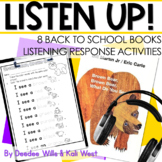 Listening Center Response Activities for Back to School