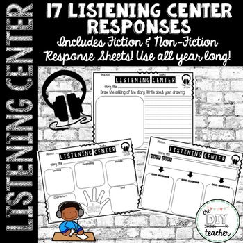 Preview of Listening Center Response Sheets (Fiction & Non-Fiction)