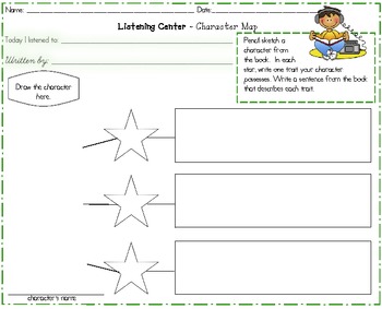 Preview of Listening Center Response Worksheets