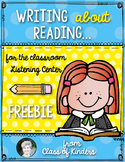 FREE! Listening Center {Writing About Reading} Response - 