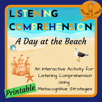 Preview of Listening Comprehension- A Day at the Beach!