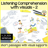 Short Story Listening Comprehension Scaffolded with Visual