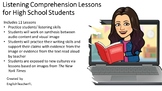 Listening Comprehension Lessons for High School Students