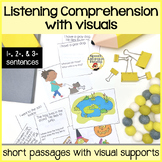 Short Story Listening Comprehension Passages Wh Questions 
