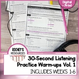 Listening Comprehension Practice Daily Warm-up Vol. 1 Digi