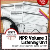 Listening Comprehension Practice NPR Audio Unit Volume 1 D