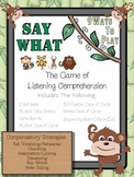 Listening Comprehension and Auditory Memory - Say What?! M