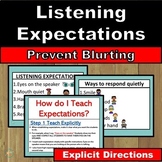 Listening Expectations | Prevent Blurting