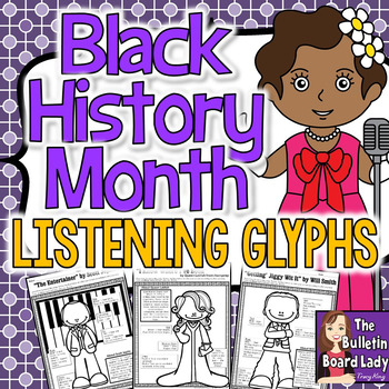 Preview of Listening Glyphs Black History Month
