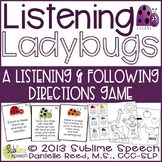 Listening Ladybugs: Following Directions