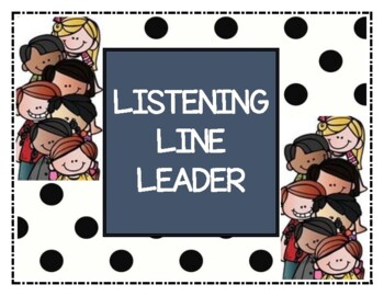 Line Leader Picture for Classroom / Therapy Use - Great Line