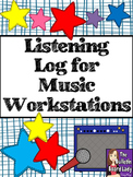 Listening Log for Listening to Music (Workstation or Stand Alone)