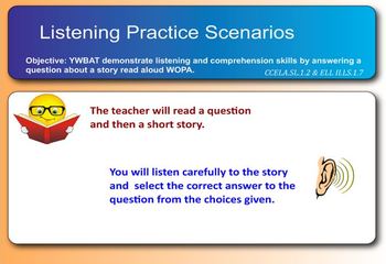 Preview of Listening Practice Scenarios