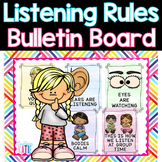Listening Rules - Second Step - Bulletin Board -Beginning of yr.