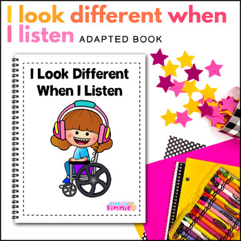 Preview of Listening Social Story for Special Education Active Listening Adapted Book