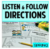 Listen and Draw Listening Comprehension Spring