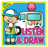 Listen and Draw Listening Comprehension Activity Summer
