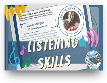 Preview of Listening Skills Task - George Gershwin: Summertime - Jazz Music