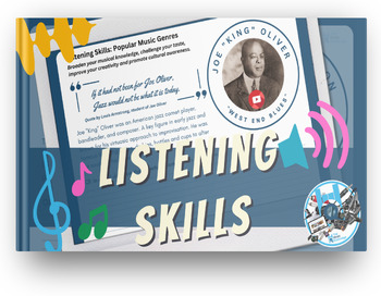 Preview of Listening Skills Task - Joe "King" Oliver: West End Blues - Jazz Music