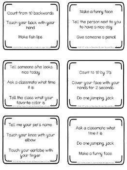 Listening and Following Directions Game | TpT