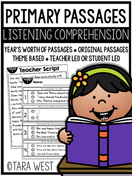 Preview of Listening and Reading Comprehension Primary Passages