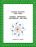 Listing Activity Task Cards (Science, Technology, Engineering, Math)