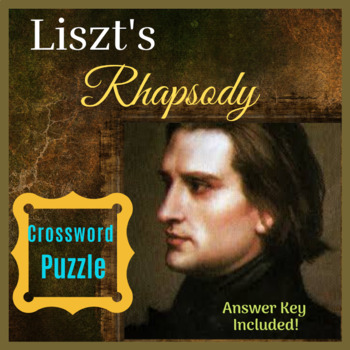 Preview of Liszt's Rhapsody Movie (1996) CROSSWORD PUZZLE