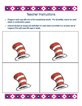 Lit Picks: The Cat in the Hat by Brodie Education Consulting | TPT