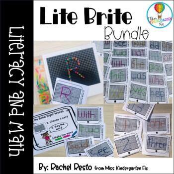 Preview of Lite Brite Bundle