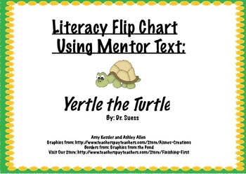 Preview of Literacy Active Inspire Flip Chart Aligns with: Mentor Text: Yertle the Turtle