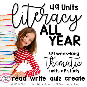 Preview of Literacy All Year Reading / Writing / Art - MEGA Bundle