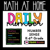MATH AT HOME:  Daily Number Mats for K-6