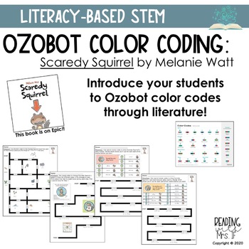 Preview of Literacy-Based STEM lesson: Ozobots & Scaredy Squirrel