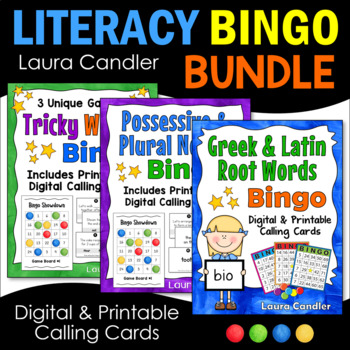 Preview of Literacy Bingo Games Bundle