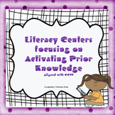 Literacy Center #5 Activating Prior Knowledge No Prep