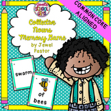 Literacy Center Activities | Collective Nouns Matching Game