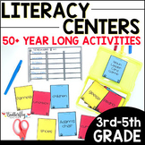 Literacy Center Activities Upper Elementary | Printable + 