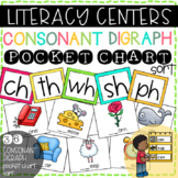 Literacy Center: Consonant Digraph Picture & Word Pocket C