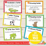Literacy Center Ideas for Pre K