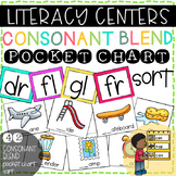Literacy Center: Initial Consonant Blend Picture & Word Po