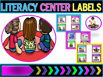 Preview of Literacy Center Labels  (Pocket Chart)